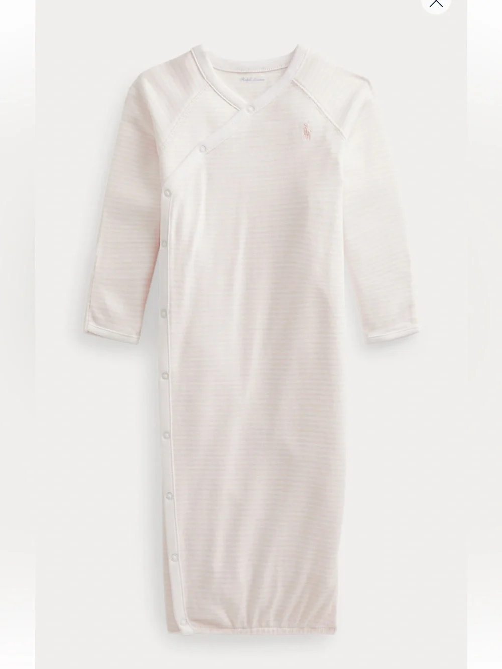 Ralph Lauren Pale Pink & White Baby Gown Sz 6-9 Mo Pristine cond PriceFirm!
